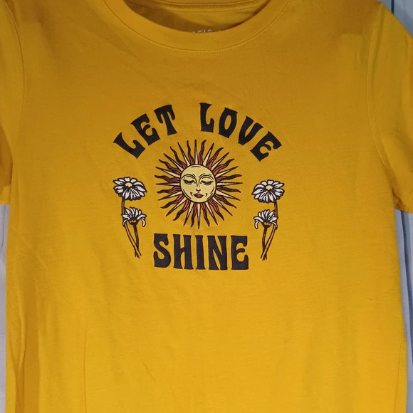 Aeropostale let love shine classic crew sun t-shirt - Picture 2 of 9